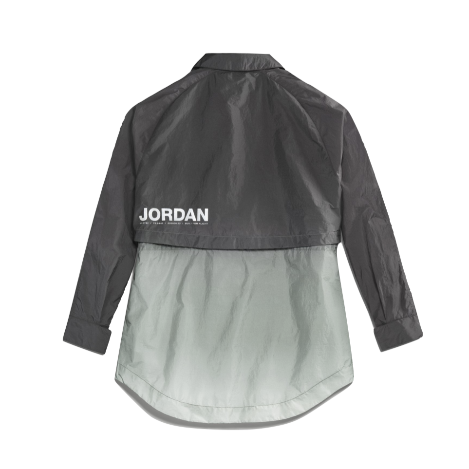 black and white jordan windbreaker