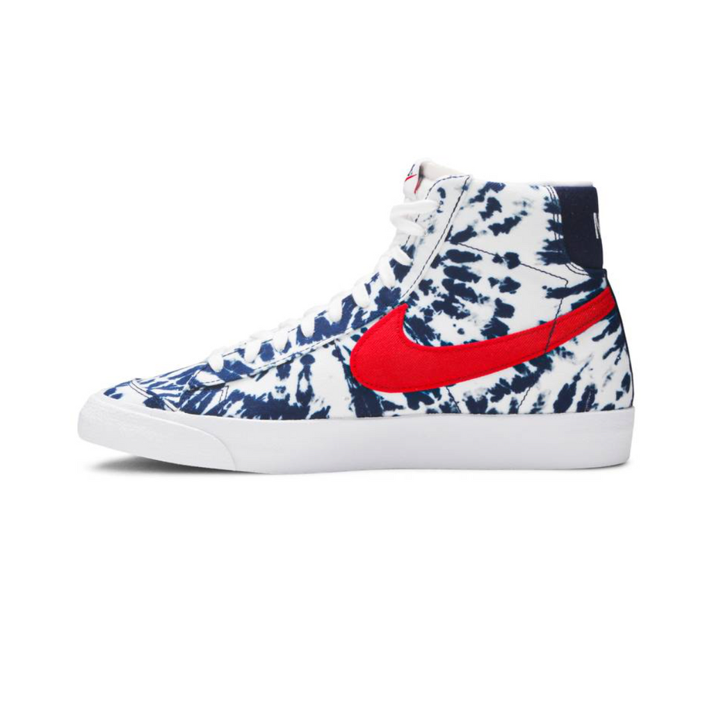 red and blue blazer mid 77