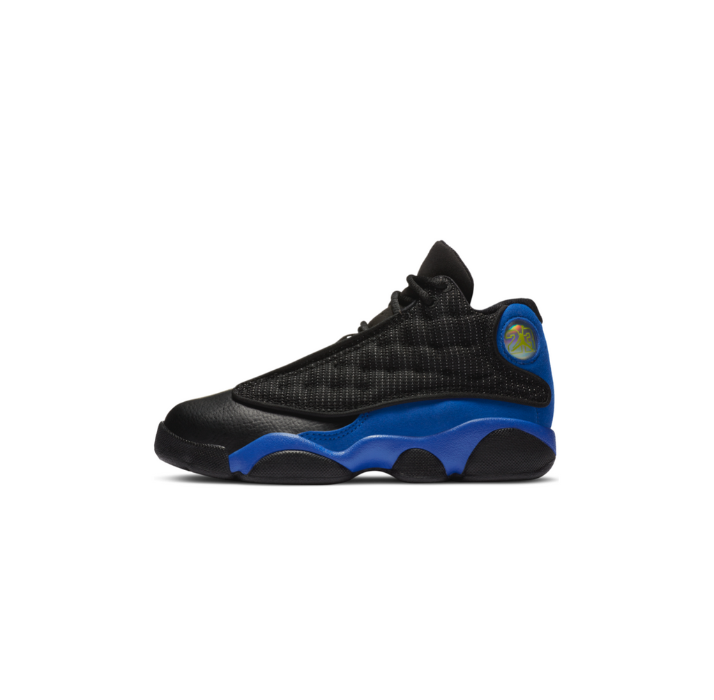 jordan 13 white hyper royal black