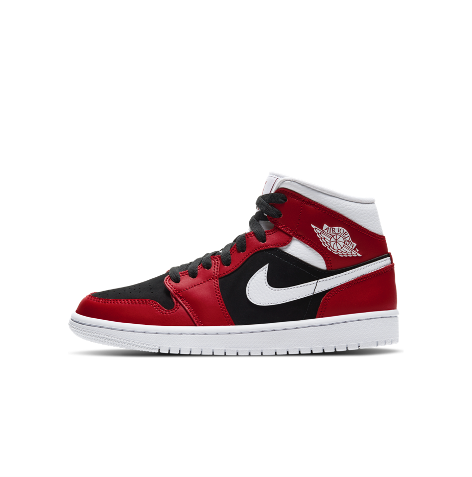 air jordan 1 mid womens red