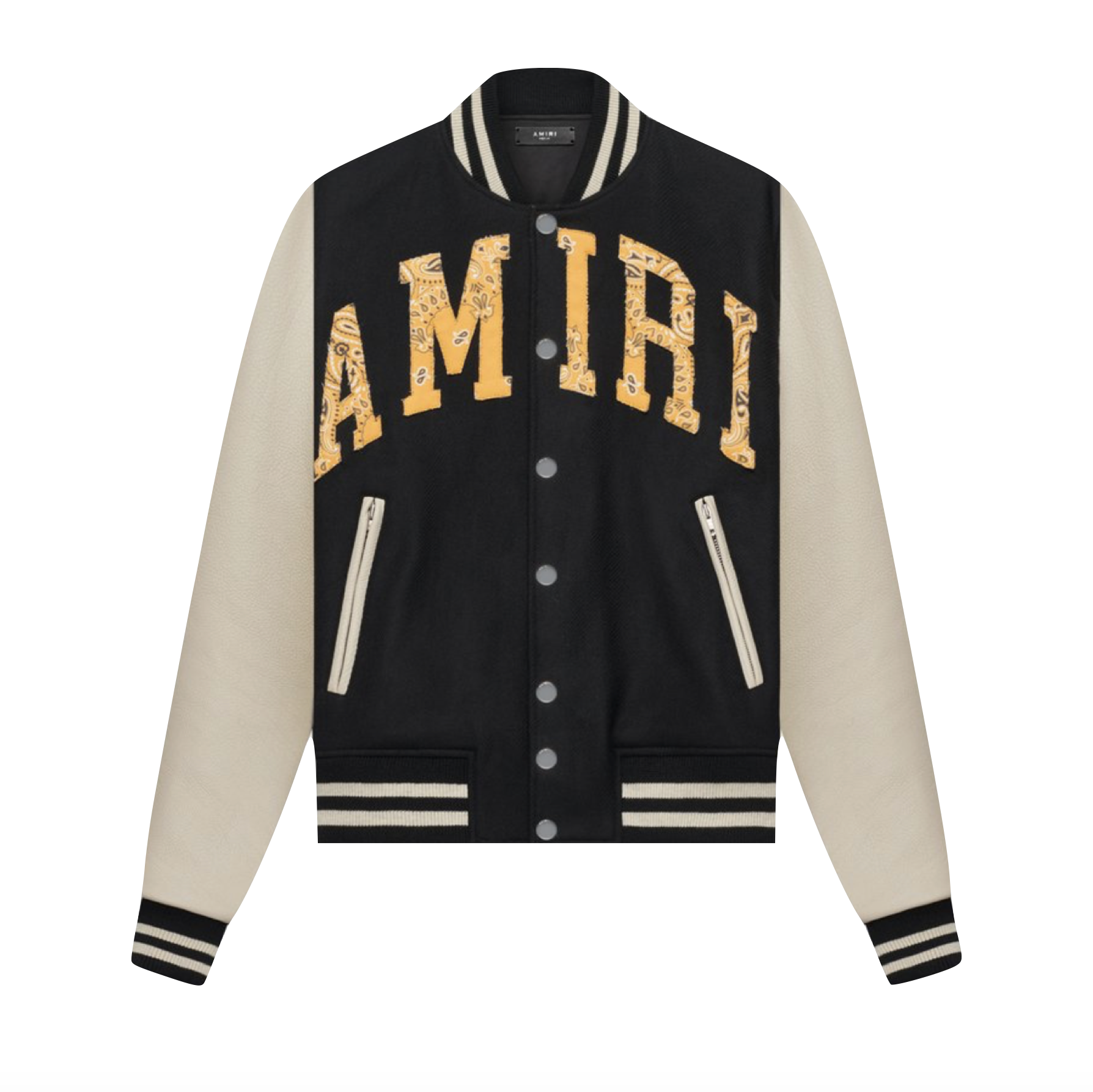 Vintage Patch varsity jacket in red - Amiri