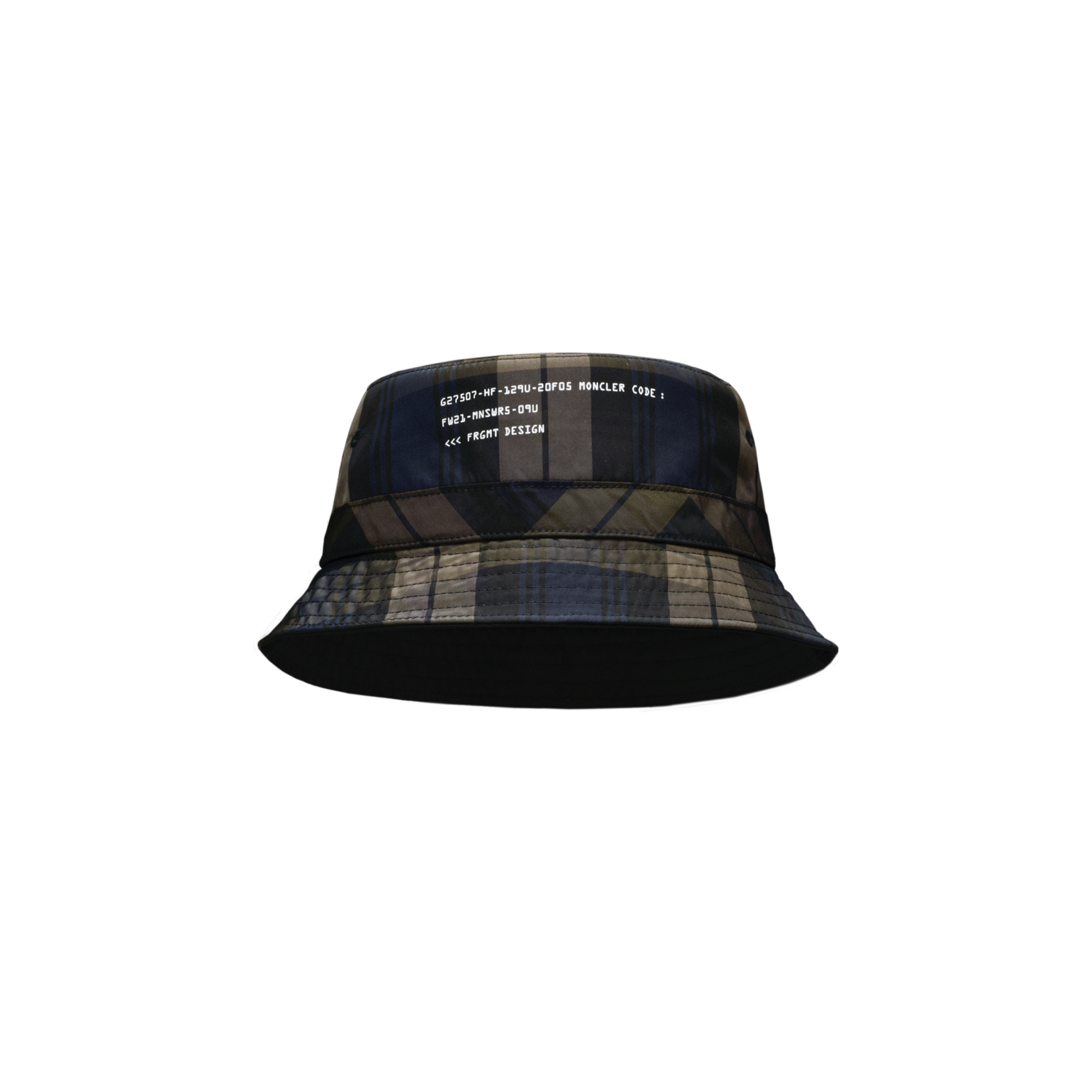 7 MONCLER FRAGMENT HIROSHI FUJIWARA BUCKET HAT - BLACK