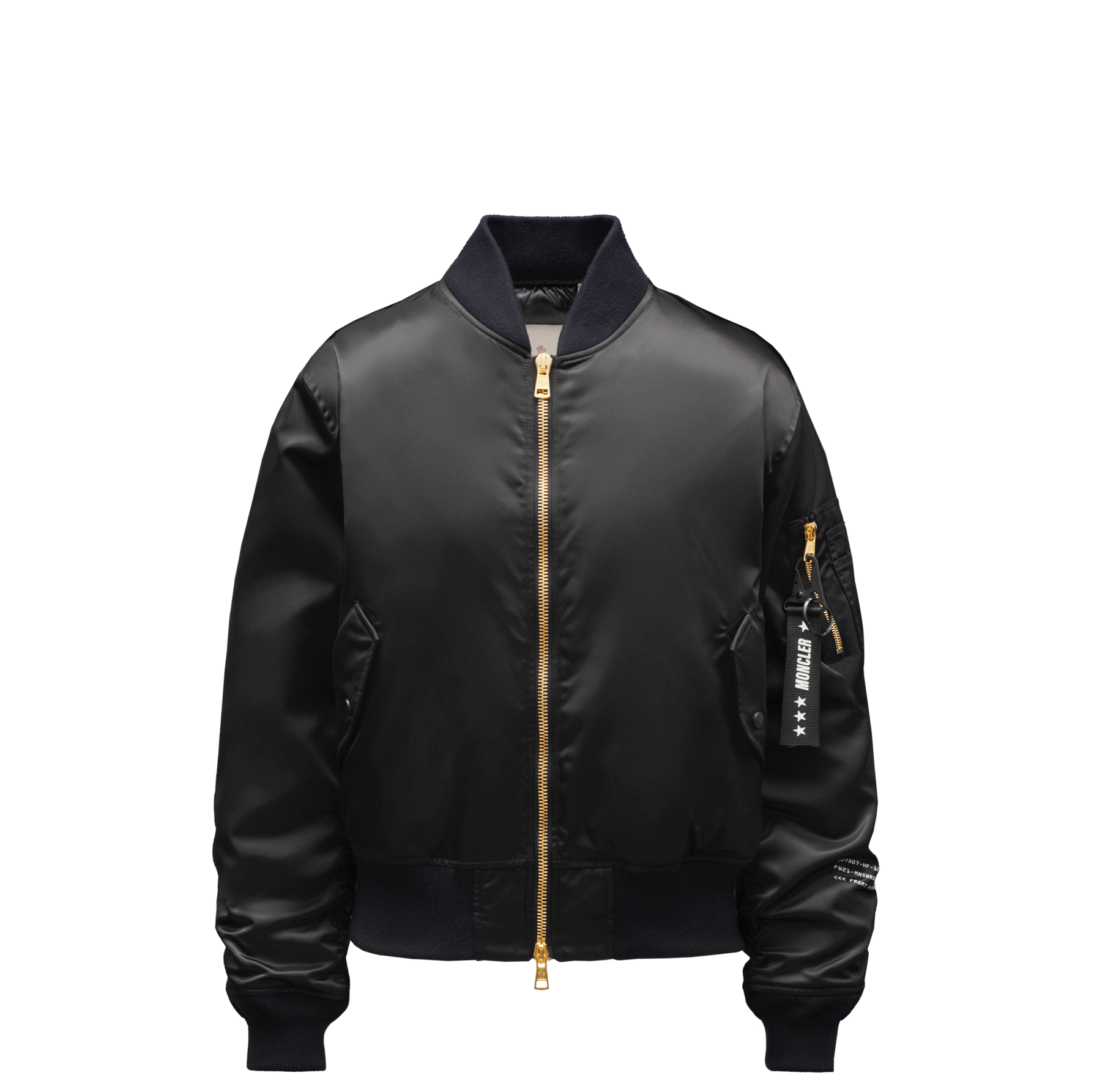 7 MONCLER FRAGMENT HIROSHI FUJIWARA RASSOS BOMBER - BLACK