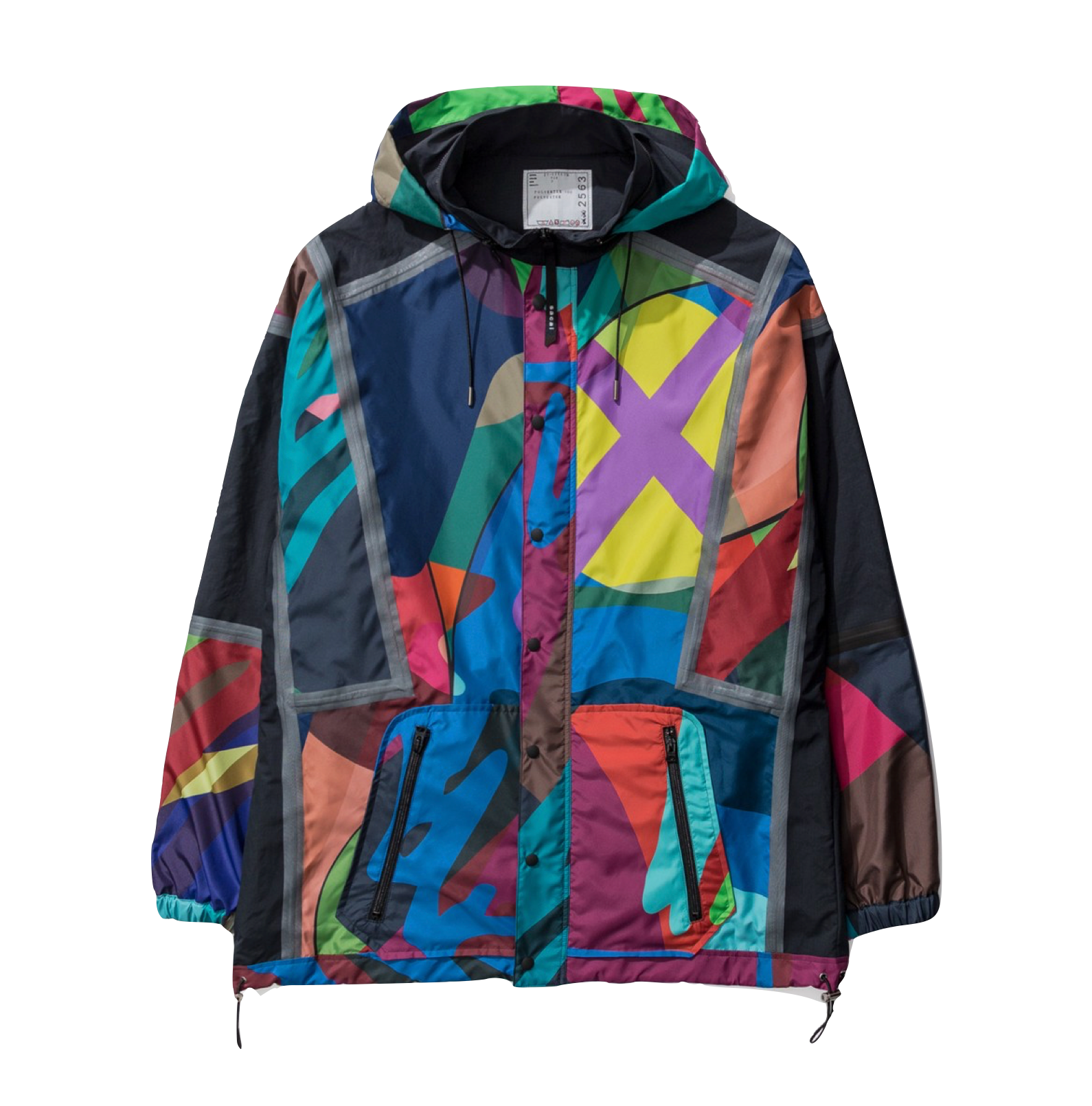 SACAI x KAWS PRINT BLOUSON - MULTI