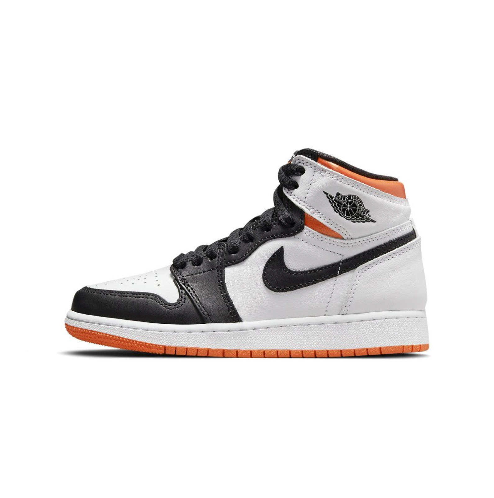 AIR JORDAN 1 RETRO HIGH OG GS - WHITE/BLACK-ELECTRO ORANGE