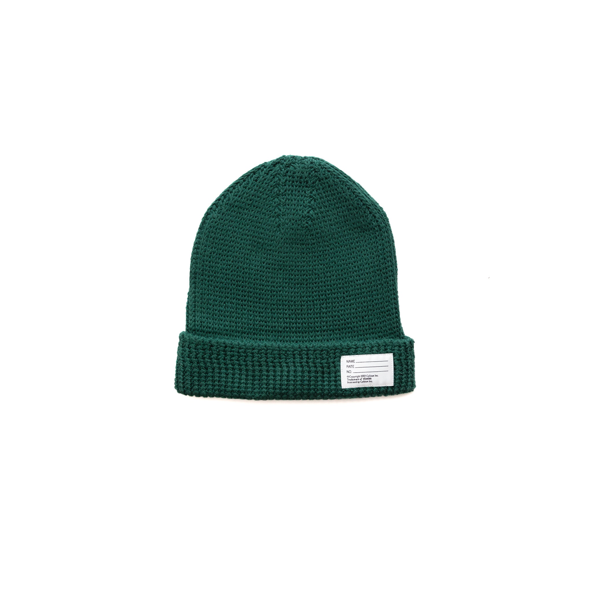 KNIT BEANIE (COTTON) - GREEN – Creme321