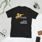 Jmusic Branded Men and Women T-shirt - Black - Jmusic-SingerandSongwriter