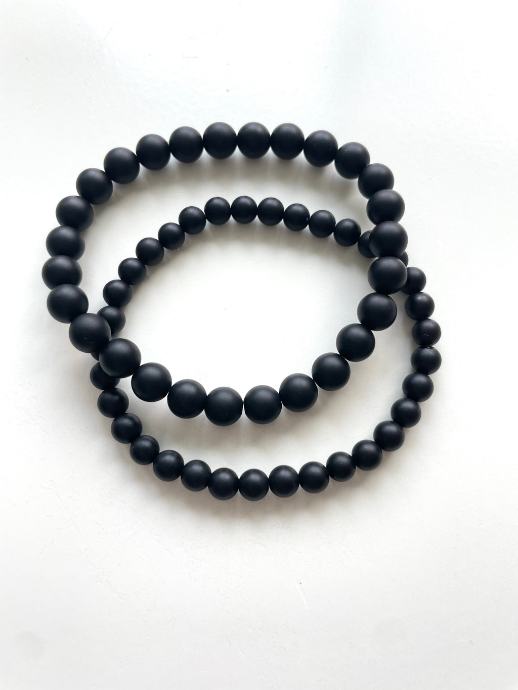 Name bracelet, customise men's bracelet, initial black letters round b –  Shani & Adi Jewelry
