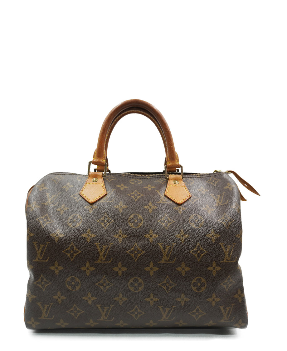 RvceShops Revival, Louis Vuitton Verona medium model handbag in brown  damier canvas and brown leather