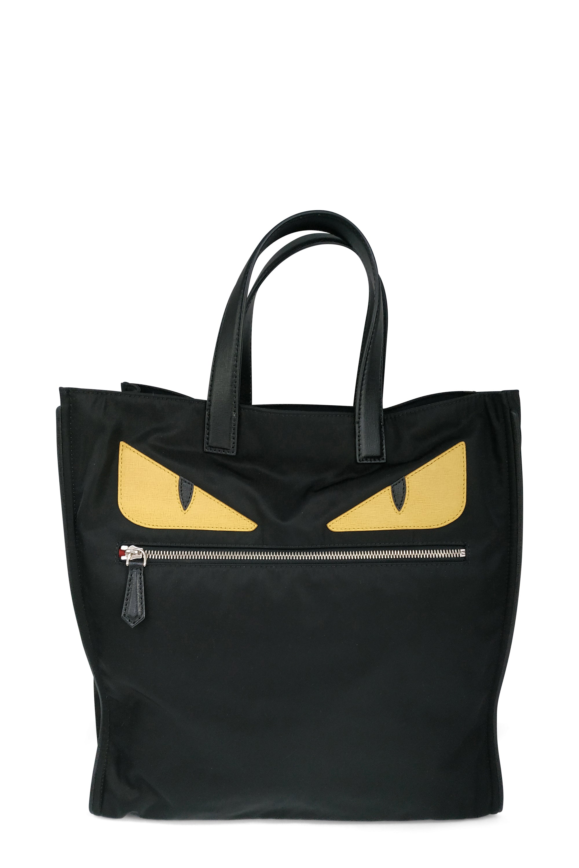 fendi monster tote black