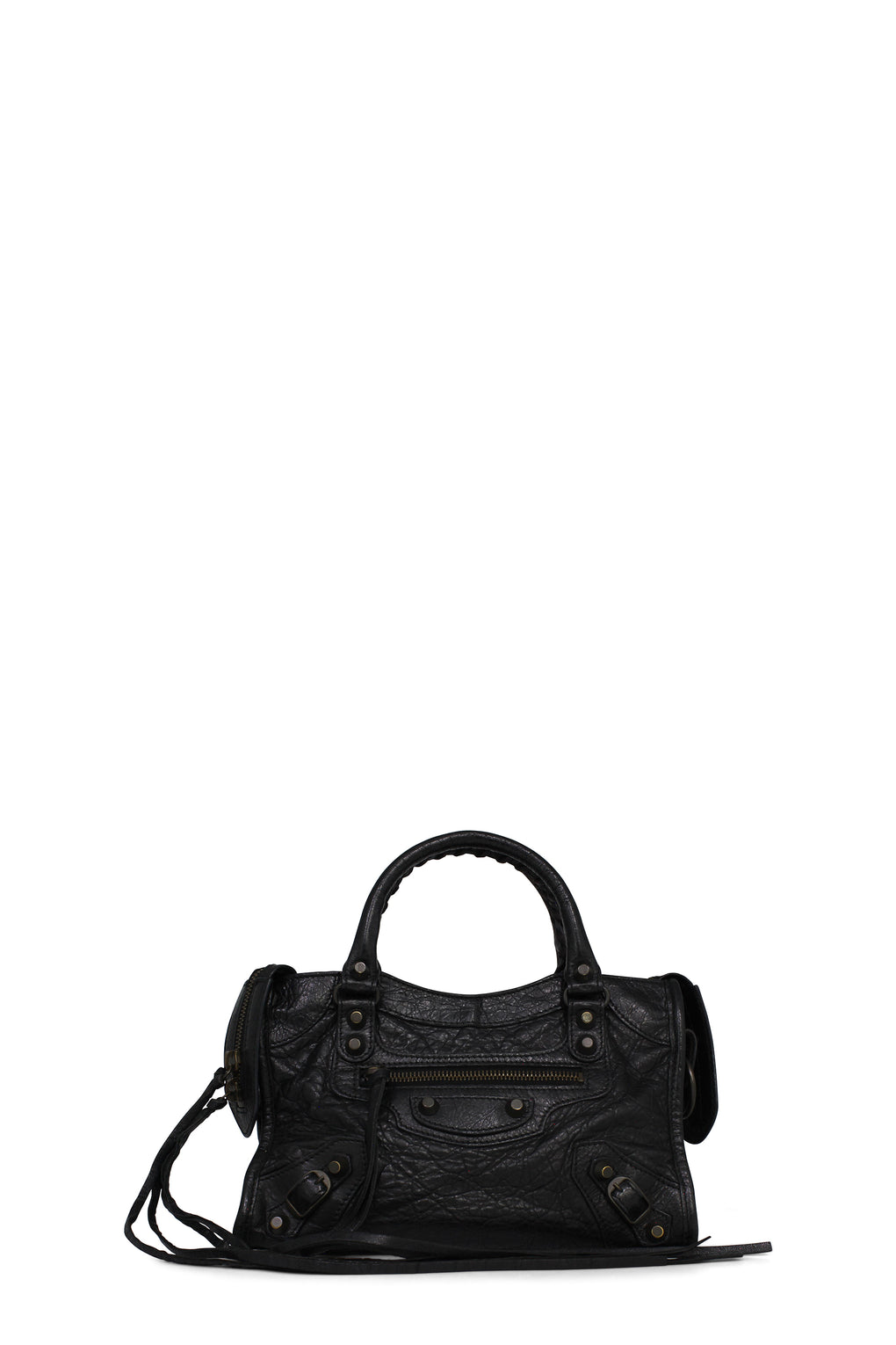 balenciaga classic mini city black