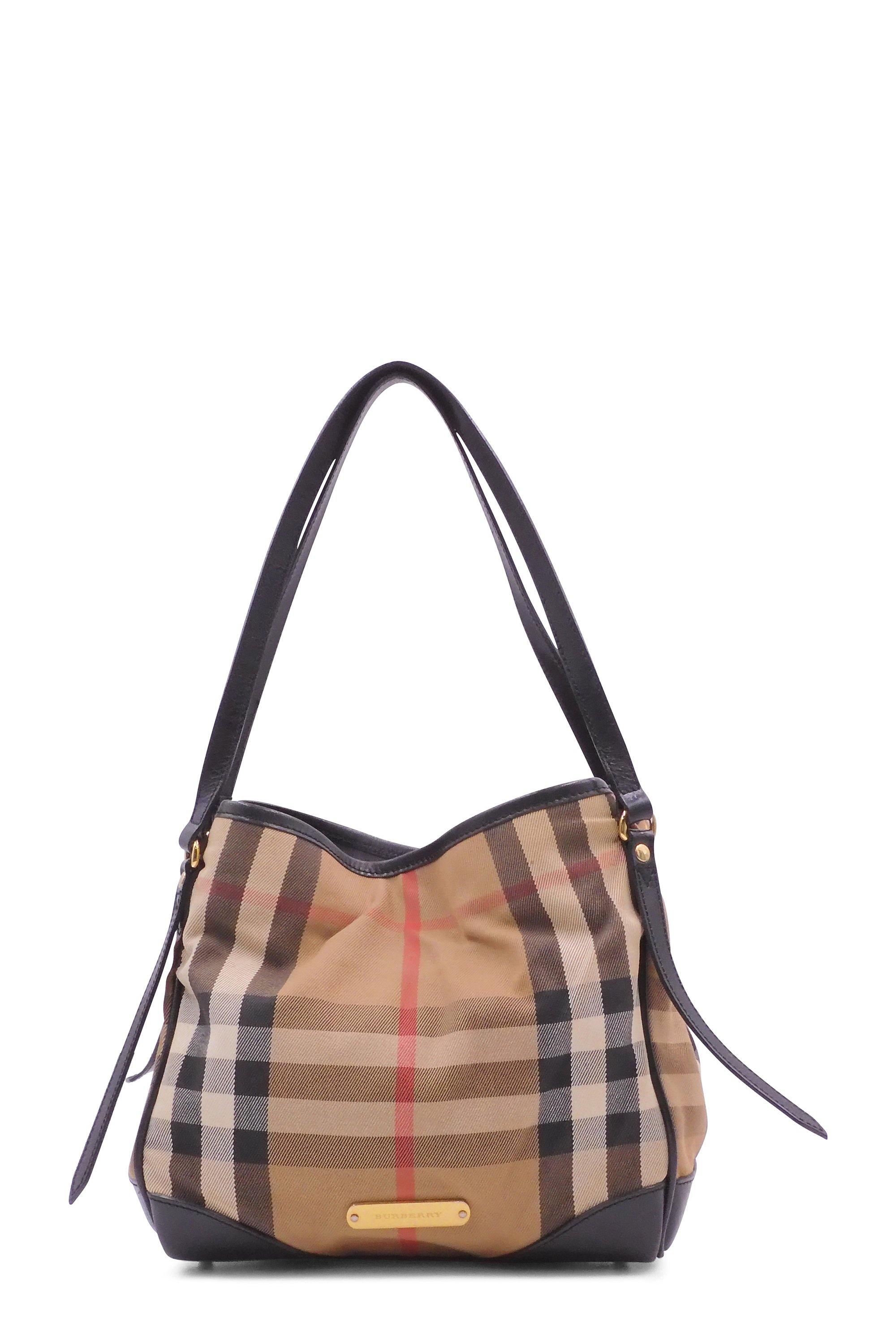 burberry house check canterbury tote