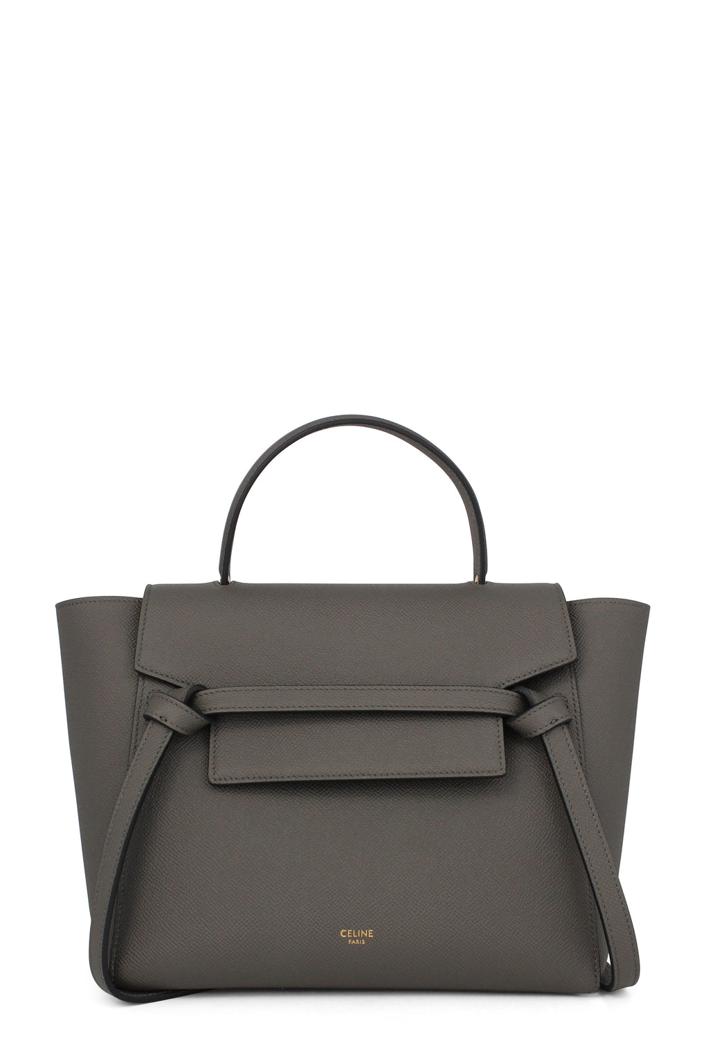 celine grey micro belt bag