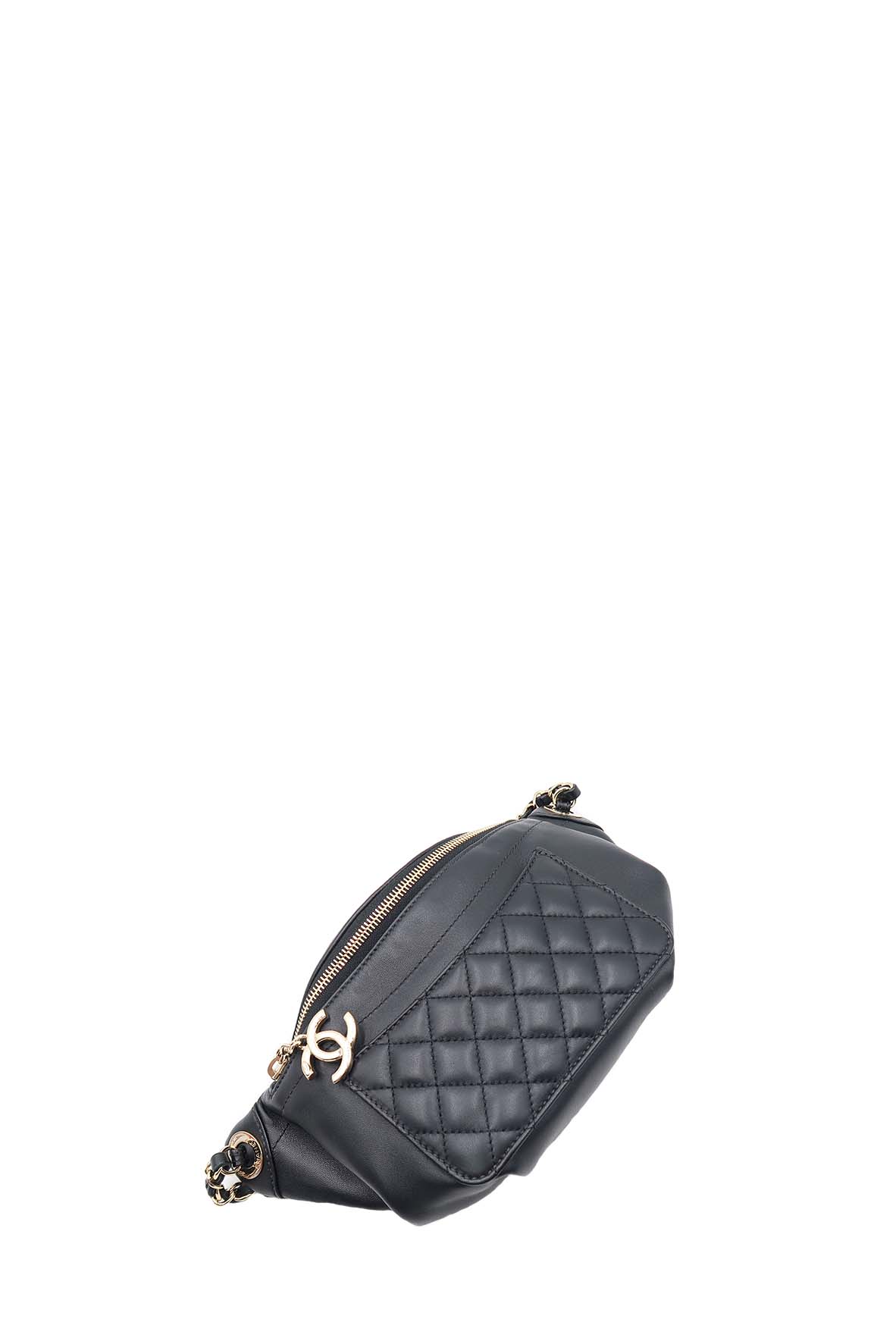 Buy Authentic, Preloved Chanel Bi Quilted Classic Waist Bag Black Bags from  Second Edit by Style Theory