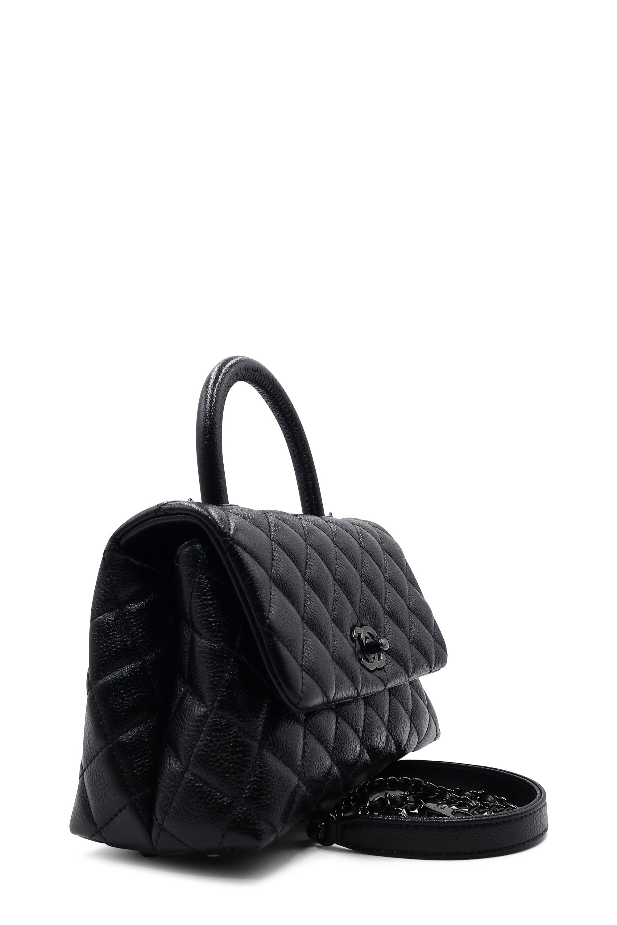 Buy Authentic, Preloved Chanel Mini Coco Handle So Black Black Bags from  Second Edit by Style Theory