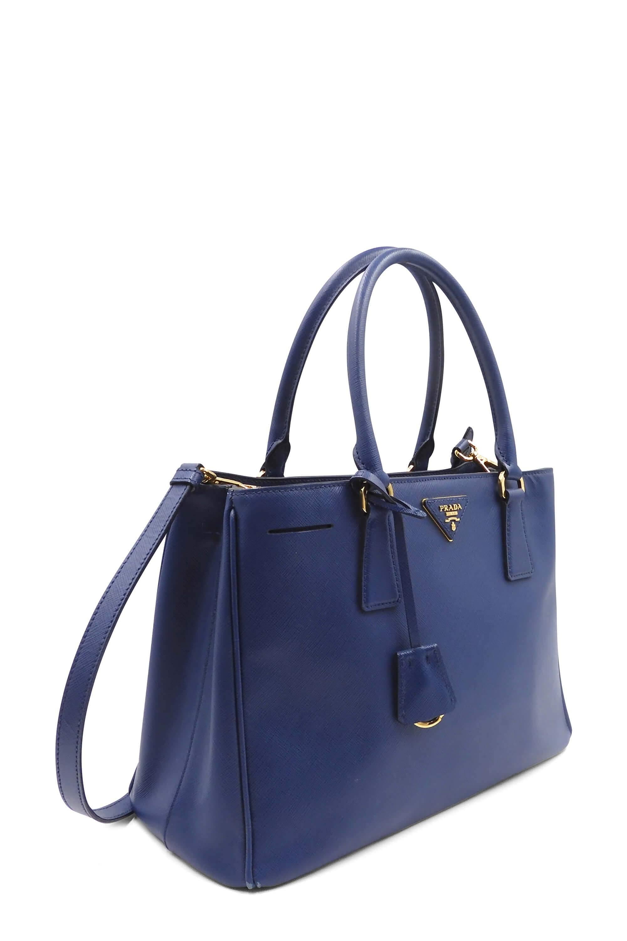 Buy Authentic, Preloved Prada Medium Saffiano Lux Single Zip Tote Bluette  Bags from Second Edit by Style Theory