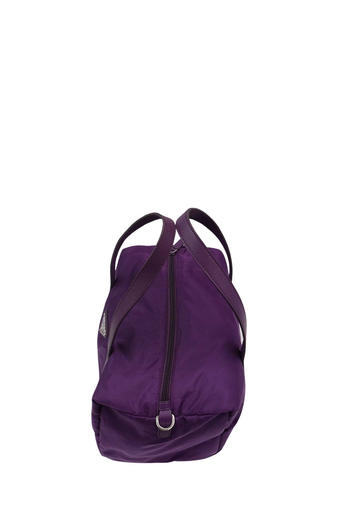 Prada Side Pocket Convertible Duffle Bag Tessuto Dark Purple – Second Edit