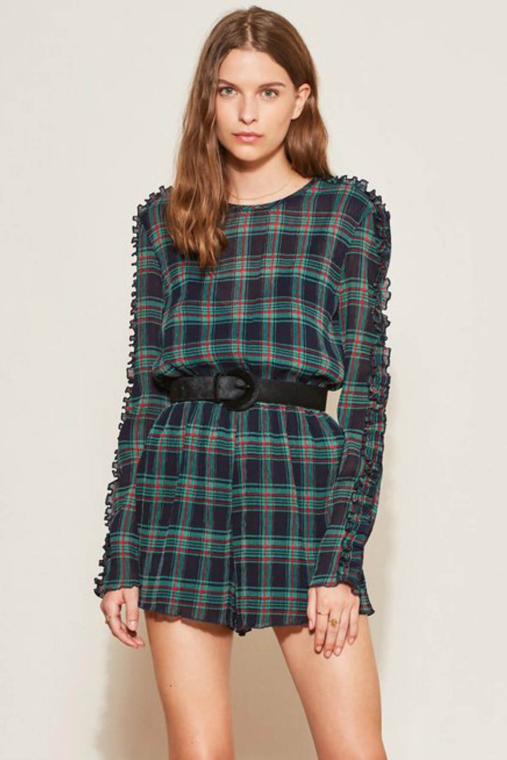 tartan playsuit