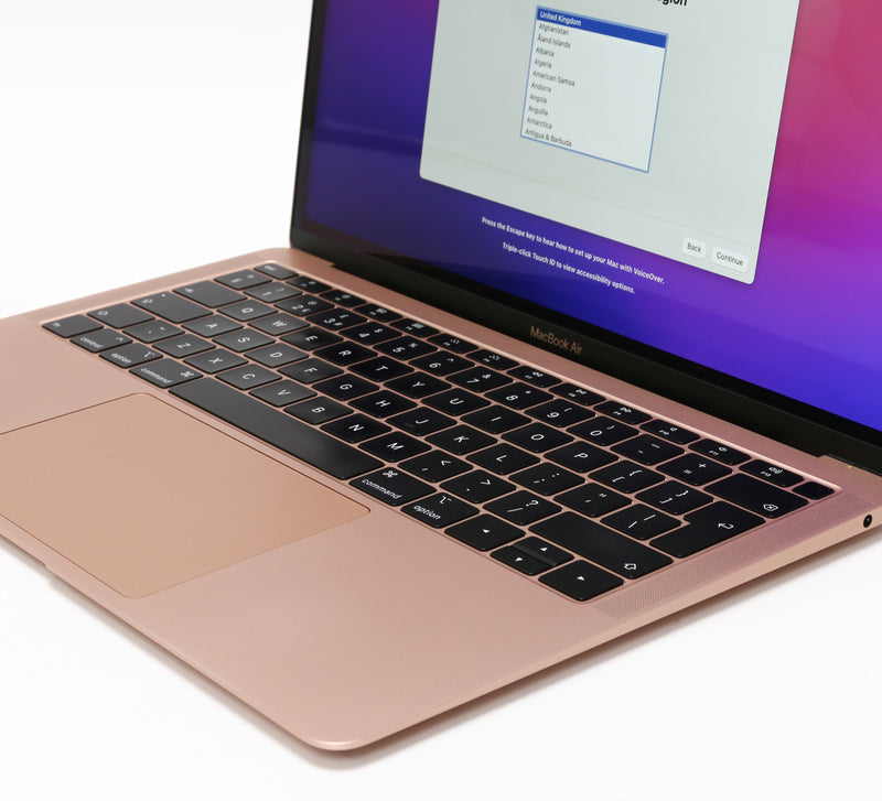 13-inch Apple MacBook Air 1.6GHz i5 8GB RAM 256GB SSD 2019 Laptop Gold