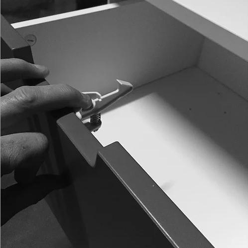Overhead Cabinet Locking Latch- Stealth Catch — Expedition Upfitter
