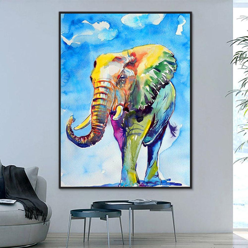 Animal Elephant Paint By Numbers Kits For Adult Ra3254 Katesmoon
