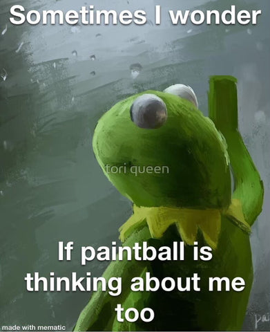 kermit paintball meme