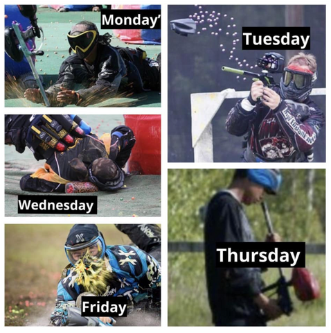 monday paintball meme