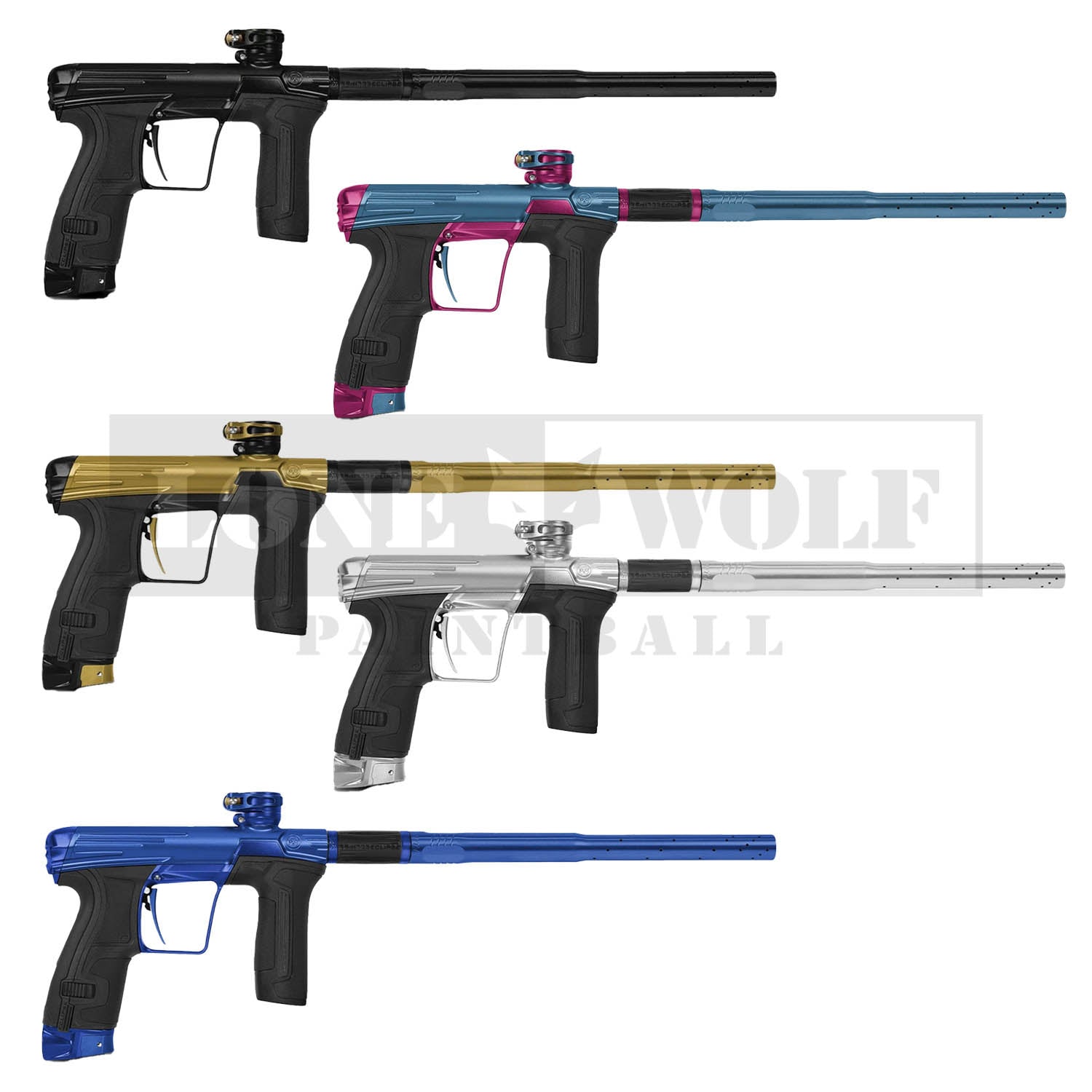 Planet Eclipse LV2 Pro Paintball Marker Gun Midnight - Paintball