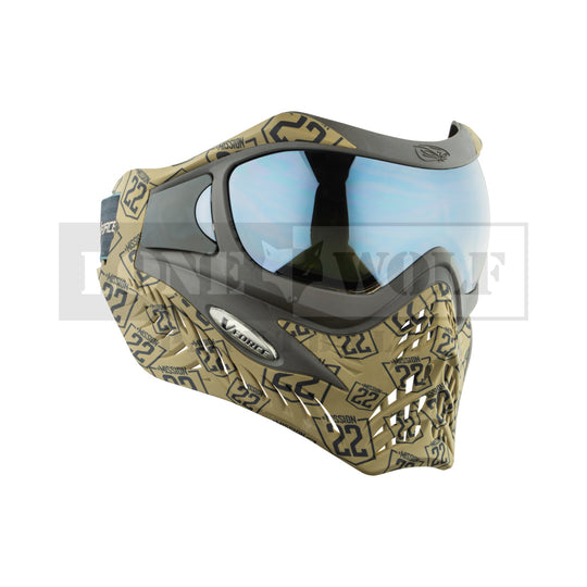 V-Force Grill Paintball Mask Goggle Spangled Hero with Smoke & Clear Lenses  - Bronson