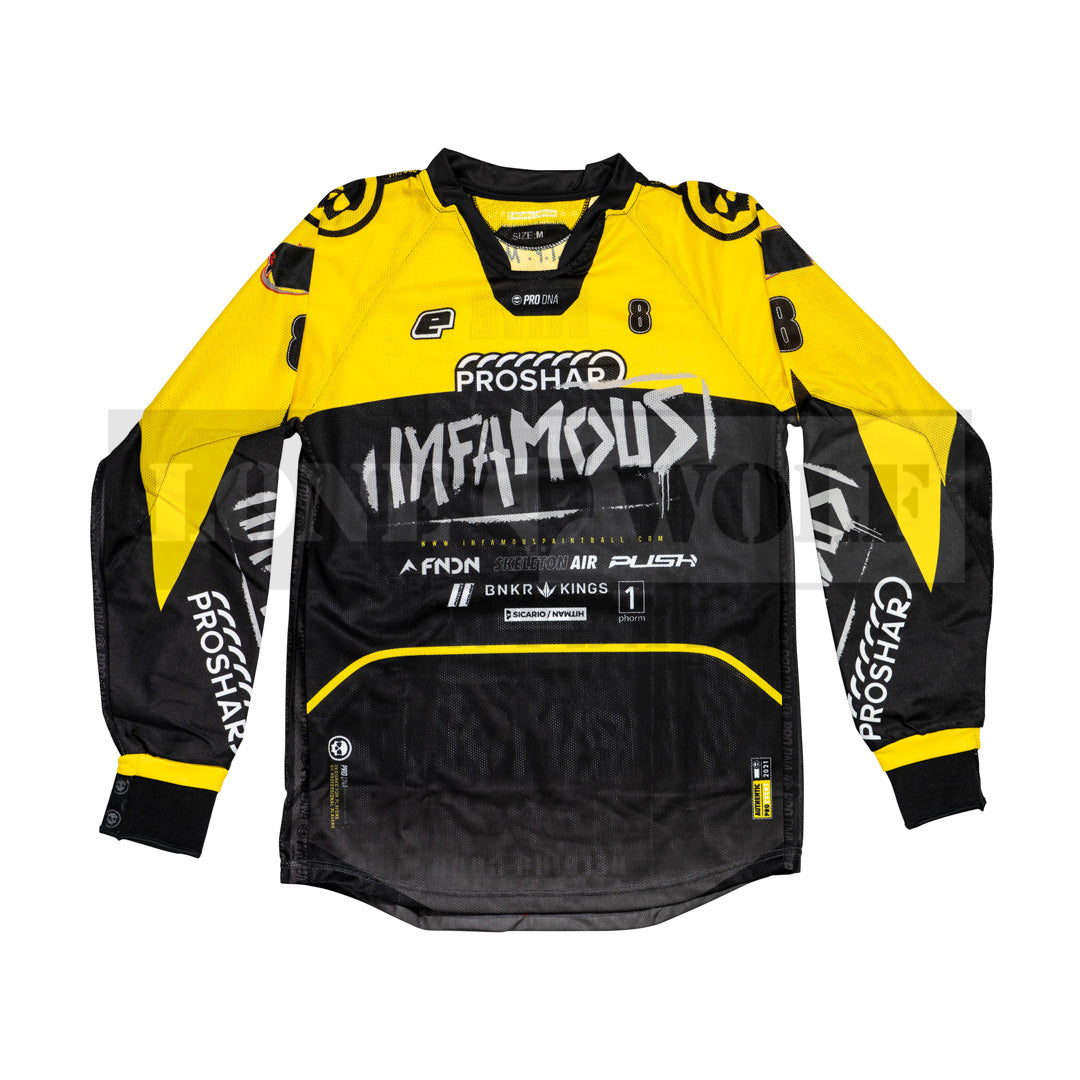 Jersey Ninja - Los Angeles Chargers Yellow Hockey Jersey