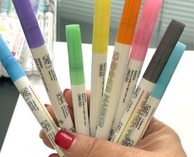 NEW! SILVER METALLIC OUTLINE MARKERS Pure 1980's School Nostalgia