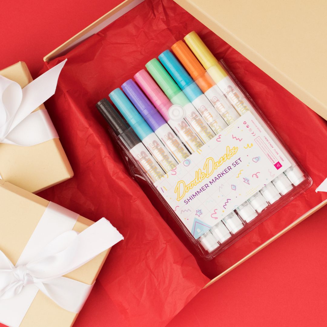 Shimmer Marker Coloring Book Bundle