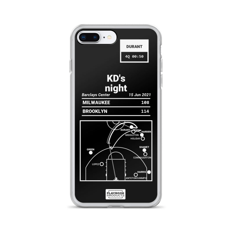 Greatest Nets Plays iPhone Case: KD&