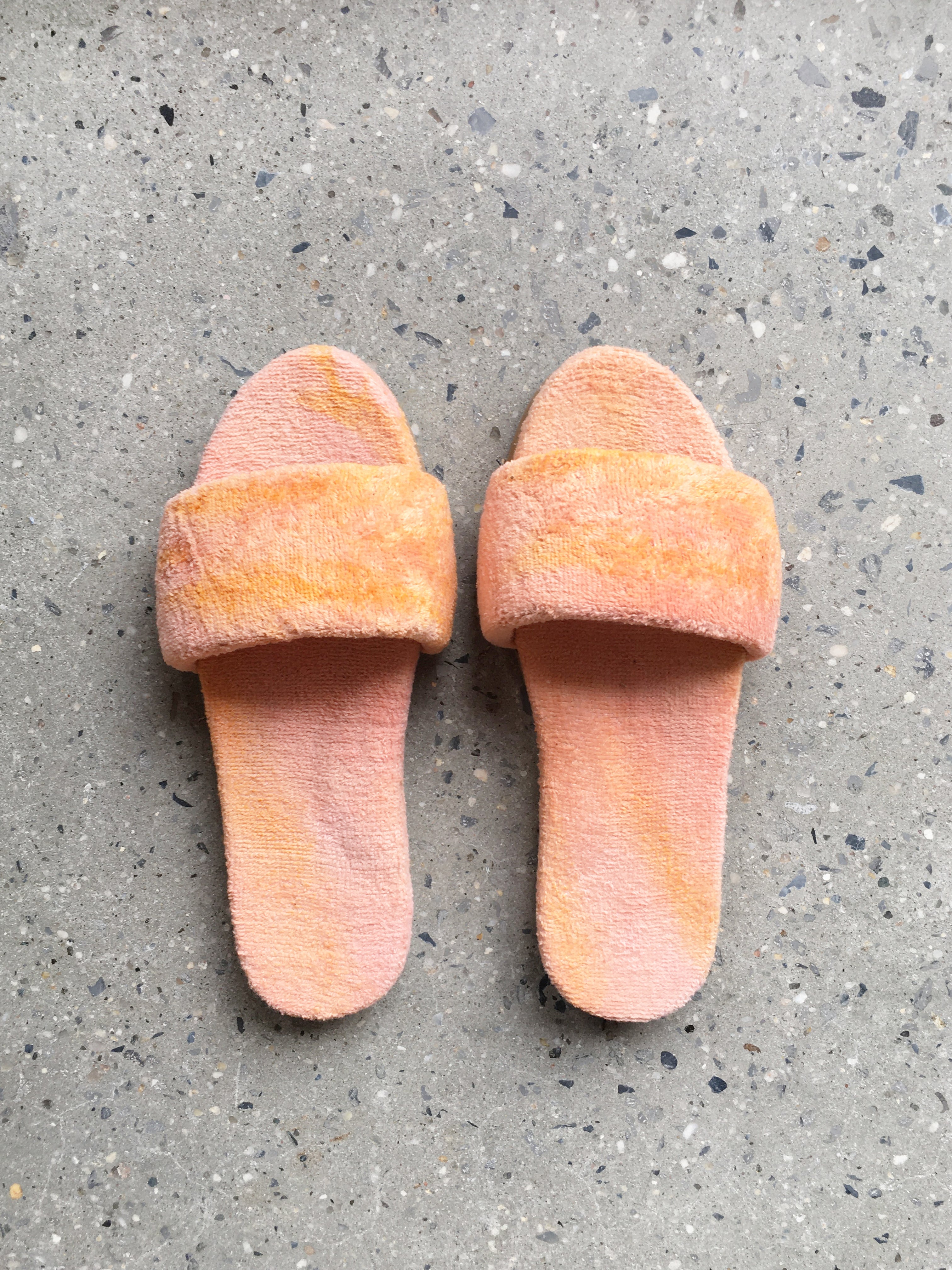 COLORANT X LARRY SHOES | TERRY SANDALS | SUNSET | SIZE 10