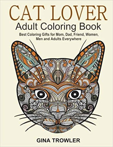 Cat Lover: Adult Coloring Book, Amazon 