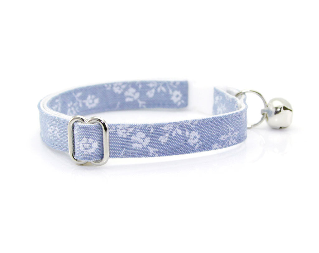 Download Cat Collar + Flower Set - "Fairfield" - Light Blue ...