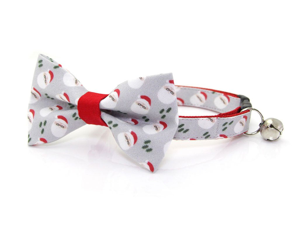 christmas dog collar bow