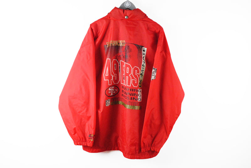 Vintage San Francisco 49ers Jacket XLarge / XXLarge – dla dushy