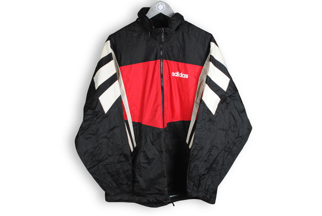 adidas windbreaker jacket red