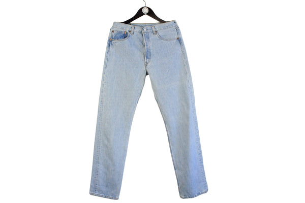 90s Vintage Blue Wash Levis 501 Jeans 34x32, Levis High Waist, Vintage  Levis Jeans, High Waist Mom Jeans, Vintage Levis 501, Levis 90s 