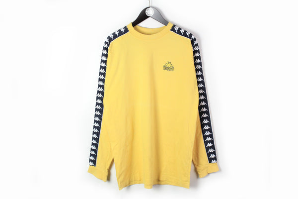 Vintage Kappa dushy T-Shirt dla Long Sleeve – XLarge