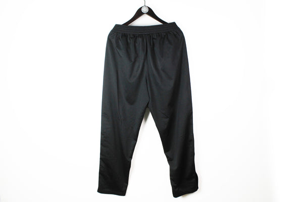 Nike black swoosh track pants (S/M) – 90s Baby Vintage