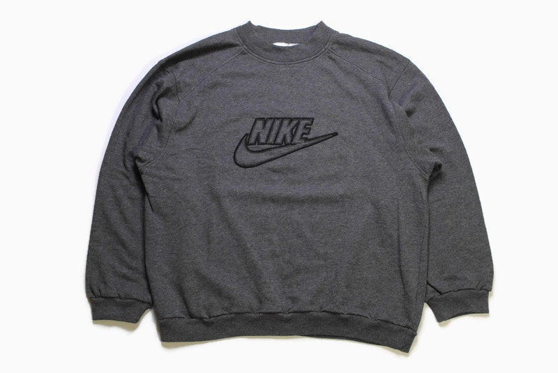 big nike logo sweatshirt