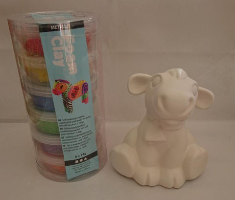 Foam Clay Large, Assorted Colours, 20 G, 8 Tub