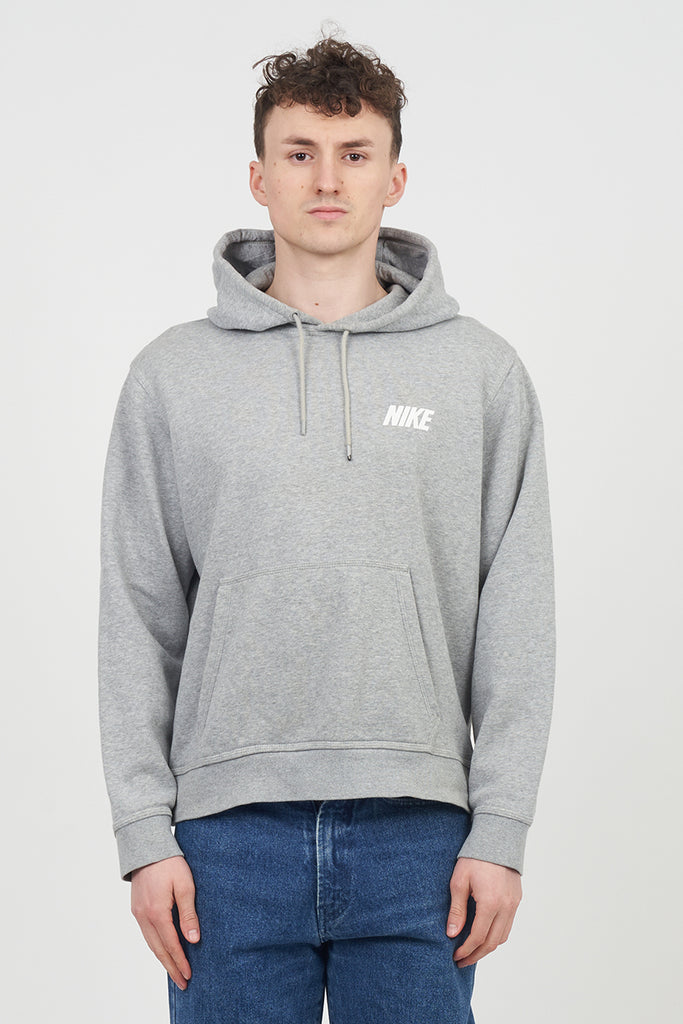 nike grey marl hoodie