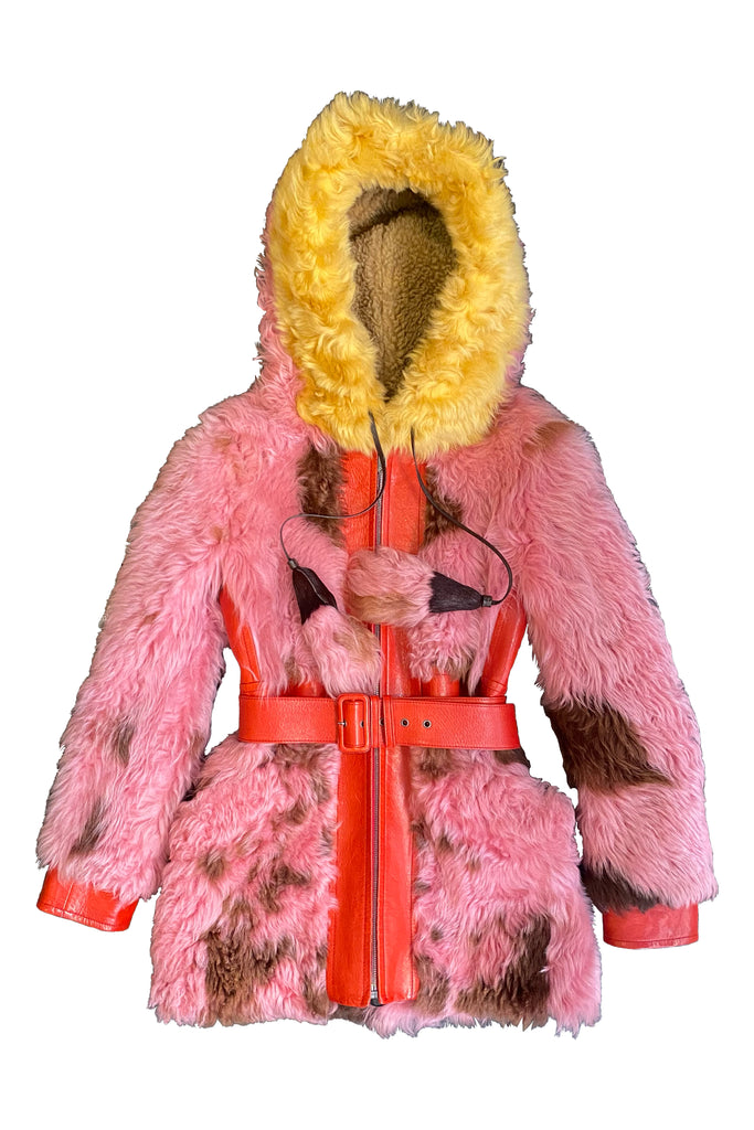 Prada Milano F/W 2017 Hooded Shearling Coat | Nordic Poetry