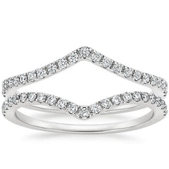 Women's Diamond Double Wedding Band