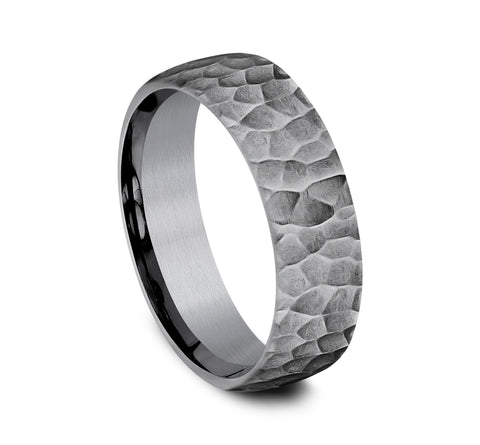 Benchmark Grey Tantalum Men's Wedding Band