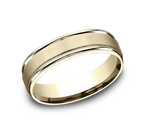 Benchmark Yellow Gold Men's Wedding Band The Washington