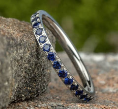 Sapphire Stackable Band The Celeste